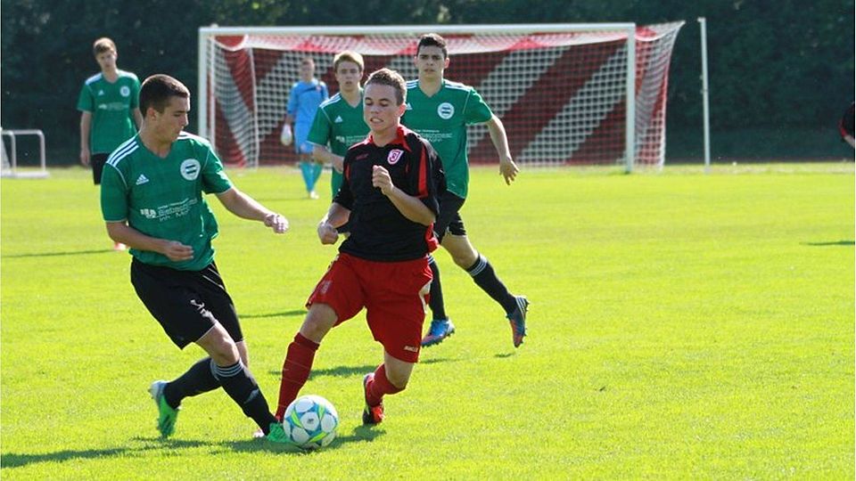 Die Jahn-U19 (hier im Archivbild gegen Lauf) feierten den zweiten Sieg in Folge.F: Michael  Schmeilzl