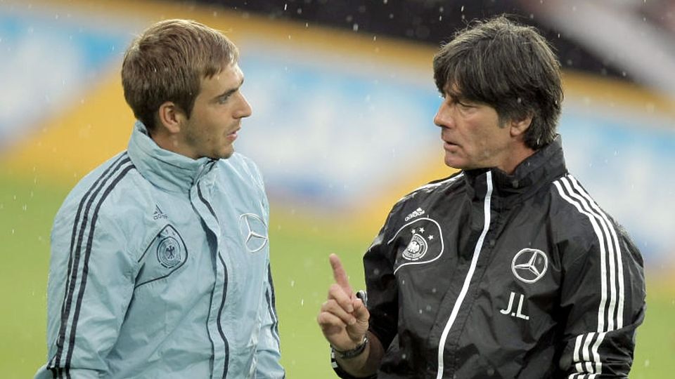 Philipp Lahm und Jogi Löw sind für Öffnung im Amateur- und Breitensport.