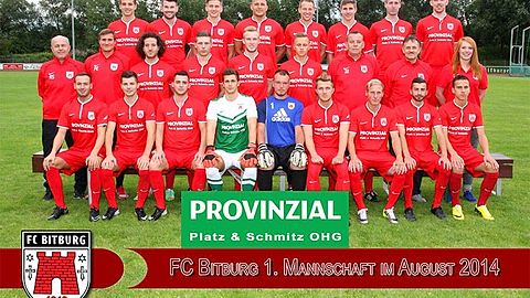 Vorne von links nach rechts:
Frank Valerius, Arthur Schütz, Oliver Adams, Jens Freis, Sebastian Weiers, Norman Schneider, Pascal Alff, Diljan Akdogan,  Simon Floß

Mitte von links nach rechts:
Trainer Richard Schneider, Trainer Fabian Ewertz, Raphael Dehaini, Jannick Rings, Moritz Reiter, Dennis Wadych, Torwart-Trainer Rainer Stalpes, Teambetreuer Walter Neuerburg, Physiotherapeutin Lisa Wengler

Hinten von links nach rechts:
Tobias Maier, Taner Weins, Steven Kantz, Dimitri Lange, Christopher Pint, Alexander Audrit, Michael Alff, Andreas Neuerburg

Es fehlen:
Mannschaftsarzt Dr. Jürgen Seidel, Jens Seidel, Bujamin Fetai, Maximilian Ludwig, Christian Schäfer